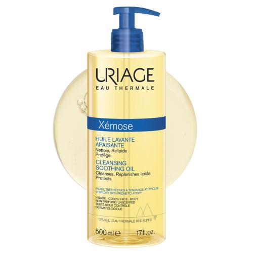 Урьяж Очищающее успокаивающее масло, 500 мл (Uriage, Xemose)