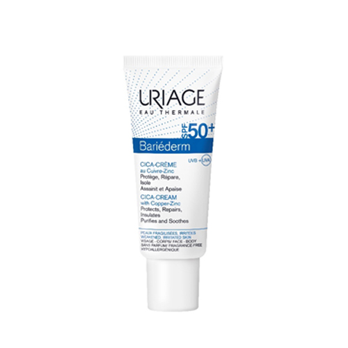 Урьяж Цика-крем с медью и цинком SPF50+, 40 мл (Uriage, Bariederm), фото-10