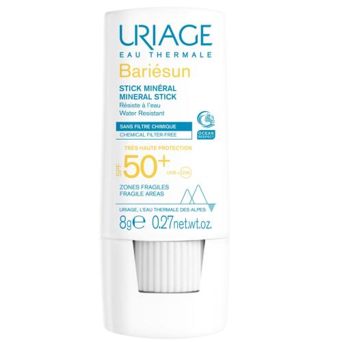 Урьяж Минеральный стик для уязвимых зон SPF50+, 8 г (Uriage, Bariesun)