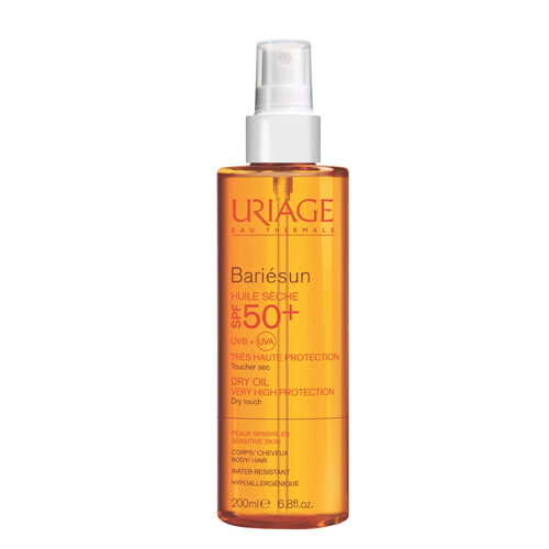 Урьяж Сухое масло-спрей SPF 50+, 200 мл (Uriage, Bariesun), фото-2