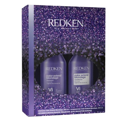 Новогодний набор Color Extend Blondage для блонда (Шампунь, 300 мл + Кондиционер, 300 мл) (Уход за волосами, Color Extend Blondage), фото-2