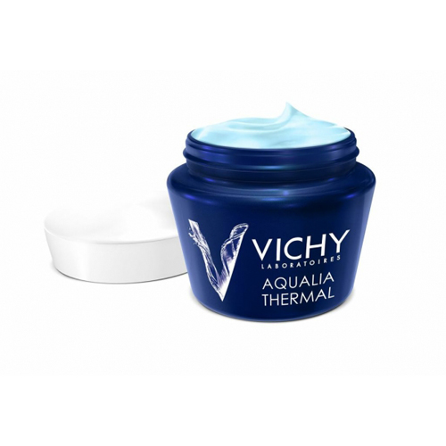 Виши Ночной гель-маска для увлажнения чувствительной и усталой кожи лица Thermal Spa, 75 мл (Vichy, Aqualia Thermal), фото-4