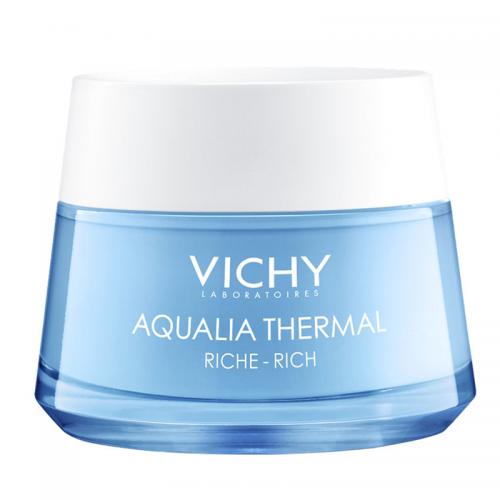 Виши Увлажняющий насыщенный крем для сухой и очень сухой кожи лица, 50 мл (Vichy, Aqualia Thermal), фото-3