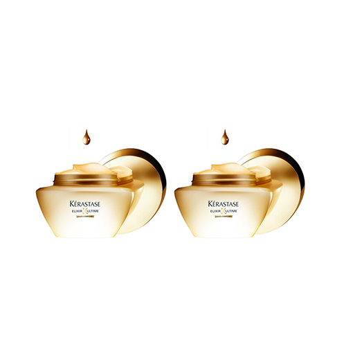 Набор Elixir Ultime Преображающая волосы маска Beautifying Oil-Enriched Masque, 2*200 мл (Elixir Ultime)