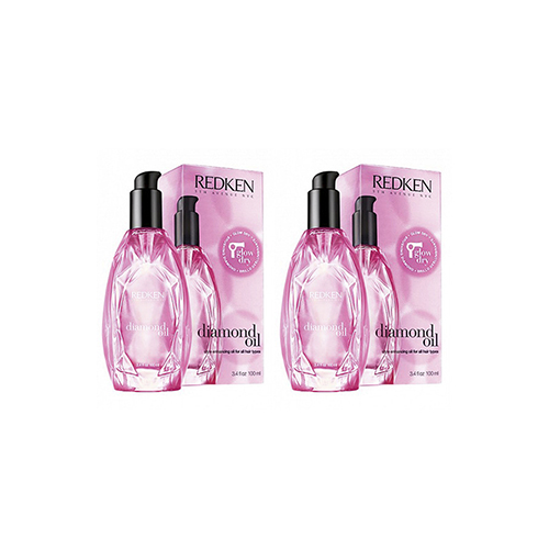 Комплект Diamond Oil Glow Dry Термозащитное масло для сияния волос 2 шт х 100 мл (Уход за волосами, Diamond Oil)