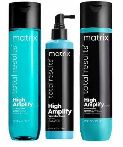Матрикс Набор для придания объема High Amplify (Шампунь, 300 мл + Кондиционер, 300 мл + Спрей для объема, 250 мл) (Matrix, Total results, High Amplify)