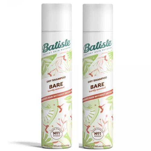 Батист Комплект Bare Сухой шампунь, 2 шт х 200 мл (Batiste, Fragrance)