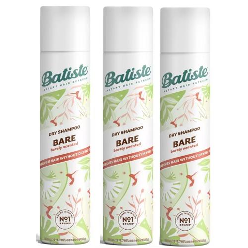 Батист Комплект Bare Сухой шампунь, 3 шт х 200 мл (Batiste, Fragrance)