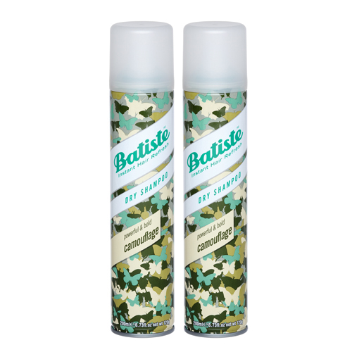 Батист Комплект Camouflage Сухой шампунь 2 шт х 200 мл (Batiste, Fragrance)