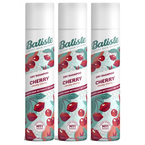 Батист Сухой шампунь для волос Cherry с ароматом вишни, 3 х 200 мл (Batiste, Fragrance)