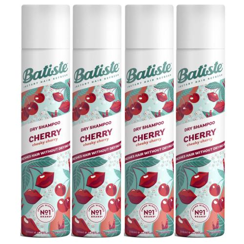 Батист Комплект Cherry Сухой шампунь, 4 шт х 200 мл (Batiste, Fragrance)