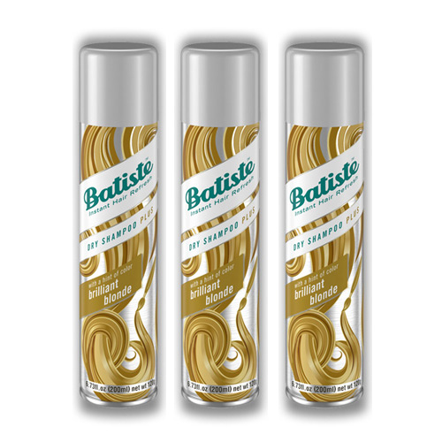 Батист Комплект Light Brilliant Blonde Сухой шампунь 3 шт х 200 мл (Batiste, Color)