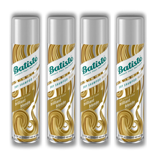 Батист Комплект Light Brilliant Blonde Сухой шампунь 4 шт х 200 мл (Batiste, Color)