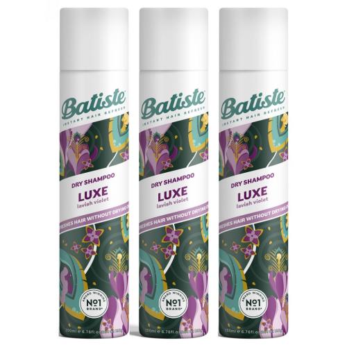 Батист Сухой шампунь для волос Luxe с цветочным ароматом, 3 х 200 мл (Batiste, Fragrance)