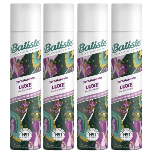 Батист Комплект Luxe Сухой шампунь, 4 шт х 200 мл (Batiste, Fragrance)