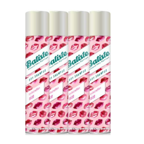 Батист Комплект Nice Сухой шампунь, 4 шт х 200 мл (Batiste, Fragrance)