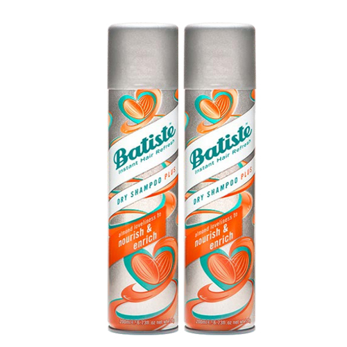 Батист Комплект Nourish&amp;Enrich С экстрактом миндаля Сухой шампунь 2 шт х 200 мл (Batiste, Care)