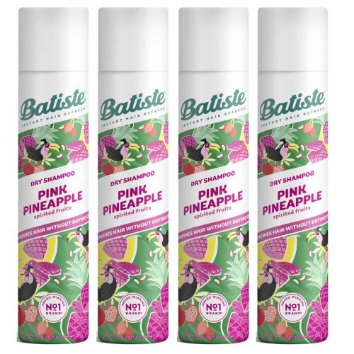 Батист Комплект Pink pineapple Сухой шампунь, 4 шт х 200 мл (Batiste, Fragrance)