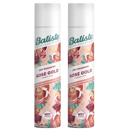 Батист Комплект Rose gold Сухой шампунь, 2 шт х 200 мл (Batiste, Fragrance)