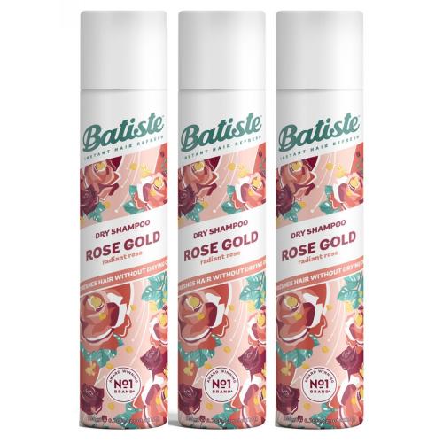 Батист Комплект Rose gold Сухой шампунь, 3 шт х 200 мл (Batiste, Fragrance)