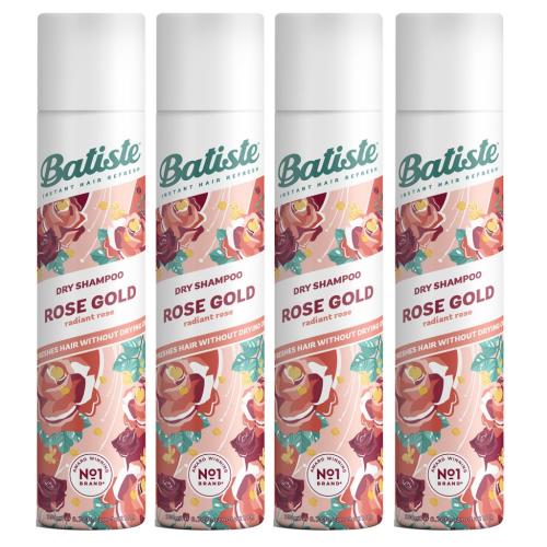 Батист Комплект Rose gold Сухой шампунь, 4 шт х 200 мл (Batiste, Fragrance)