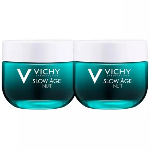 Виши Комплект Слоу Аж Ночной крем и маска, 2х50 мл (Vichy, Slow Age)