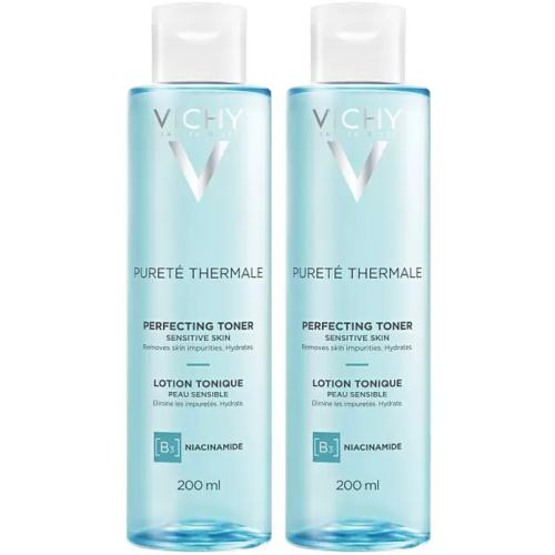Виши Комплект Purete Thermal Совершенствующий тоник, 2х200 мл (Vichy, Purete Thermal)