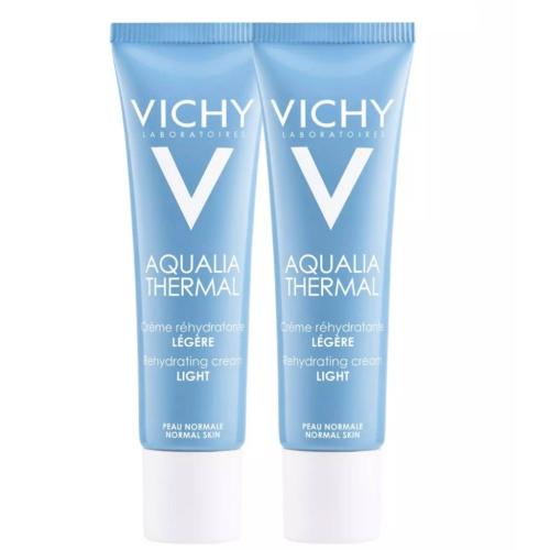 Виши Комплект Aqualia Thermal Legere Легкий крем для нормальной кожи, 2*30 мл (Vichy, Aqualia Thermal)