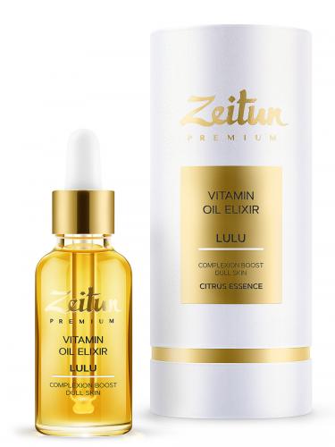 Зейтун Масляный витаминный эликсир для сияния тусклой кожи лица, 30 мл (Zeitun, Premium, Lulu)