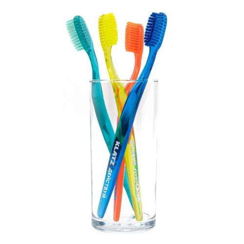 Клатц Щетка зубная для взрослых средняя, цвет синий, 1 шт (Klatz, Lifestyle), фото-2