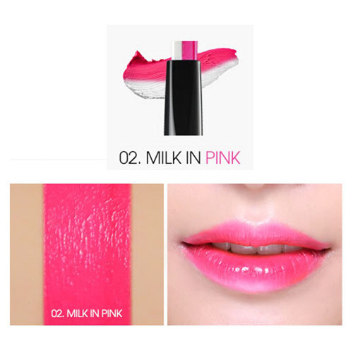 Двухцветная помада для губ 02 Milk in Pink 0,8 г (For lips)