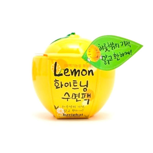 Отбеливающая ночная маска с лимоном Baviphat Lemon Whitening Sleeping Pack 100 г (Lemon)