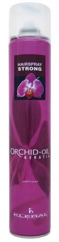 Лак для волос с экстрактом орхидеи Orchid Oil Hairspray Strong 750 мл (Orchid Oil), фото-3