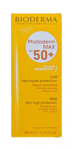 Биодерма Фотодерм Мах Солнцезащитное молочко для тела SPF 50+, 100 мл (Bioderma, Photoderm), фото-2