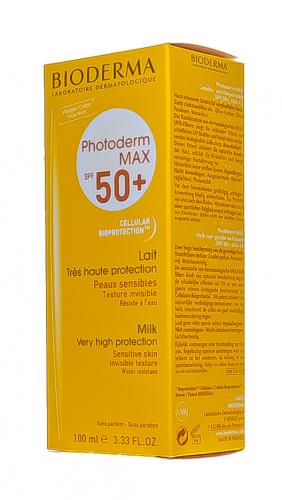 Биодерма Фотодерм Мах Солнцезащитное молочко для тела SPF 50+, 100 мл (Bioderma, Photoderm), фото-3