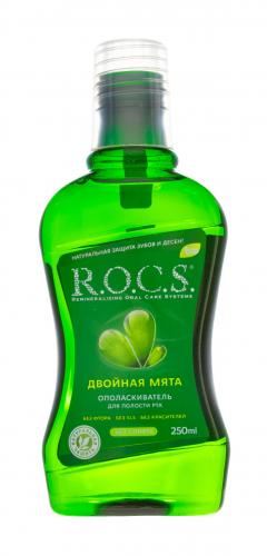 Рокс Ополаскиватель &quot;Двойная мята&quot;, 250 мл (R.O.C.S, Спреи и Ополаскиватели), фото-2