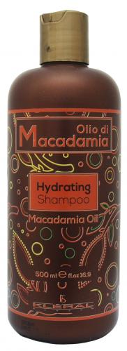 Увлажняющий шампунь с маслом макадамии Olio Di Macadamia Hydrating Shampoo 500 мл (OLIO DI MACADAMIA), фото-3