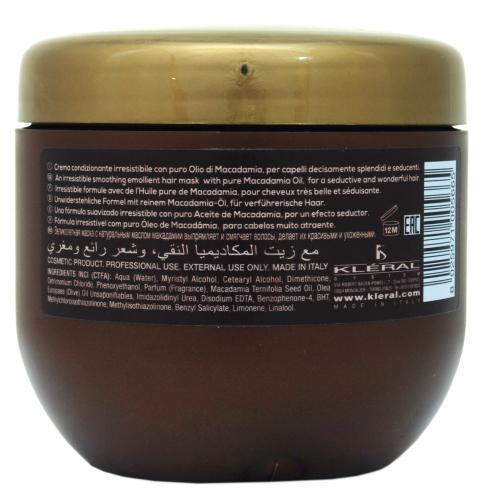 Маска-шелк с маслом макадамии Olio Di Macadamia Silky Mask 500 мл (, OLIO DI MACADAMIA), фото-4