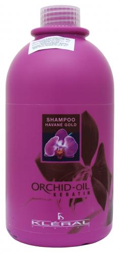 Шампунь с кератином Havane Gold 1000 мл (, Orchid Oil), фото-3