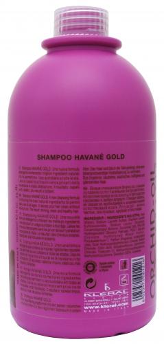 Шампунь с кератином Havane Gold 1000 мл (, Orchid Oil), фото-4