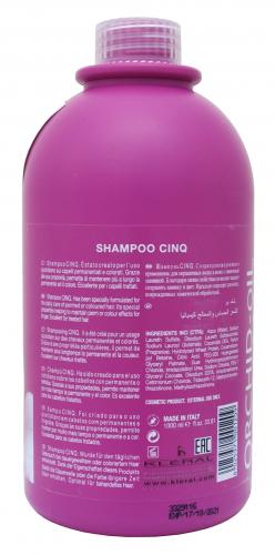 Шампунь с кератином CINQ для волос Orchid Oil Keratin Shampoo CINQ 1000 мл (Orchid Oil, KERATIN plus), фото-4