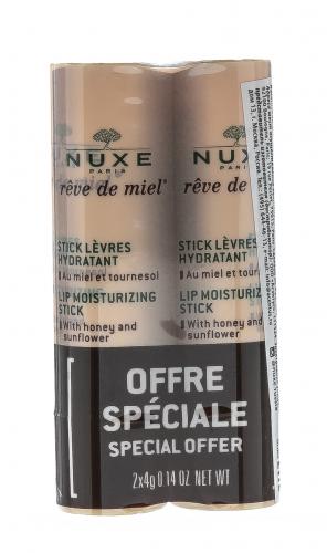 Набор Увлажняющий стик для губ Reve de Miel Stick Levres Hydratant, 2*4 г