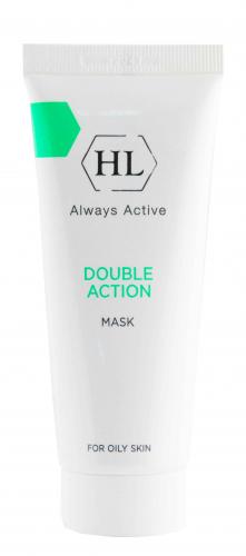 Холи Лэнд Сокращающая противовоспалительная маска для жирной и себорейной кожи Mask, 70 мл (Holyland Laboratories, Double Action), фото-8