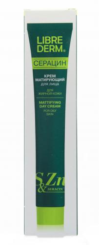 Либридерм Серацин матирующий дневной крем, 50 мл (Librederm, Серацин), фото-3