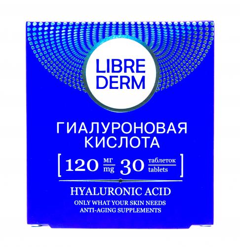 Либридерм Гиалуроновая кислота 120 мг № 30 (Librederm, Гиалуроновая коллекция), фото-2