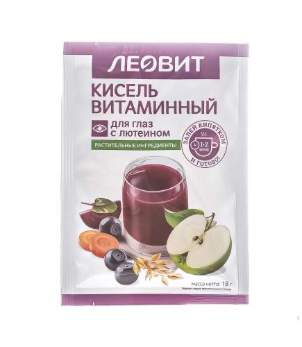 Кисель витаминный для глаз с лютеином, 18 г (Леовит), фото-3