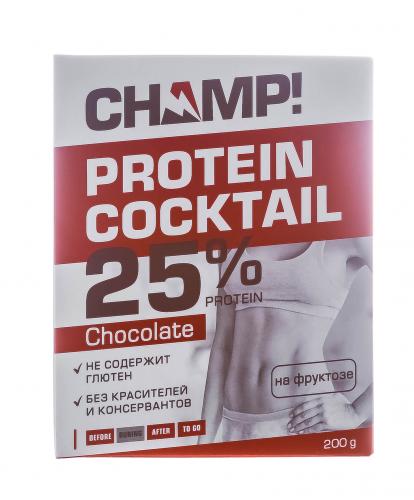 Коктейль &quot;Champ&quot; протеиновый шоколадный, 5 шт*40 г (Champ), фото-3