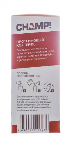 Коктейль &quot;Champ&quot; протеиновый шоколадный, 5 шт*40 г (Champ), фото-5