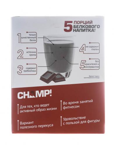Коктейль &quot;Champ&quot; протеиновый шоколадный, 5 шт*40 г (Champ), фото-6