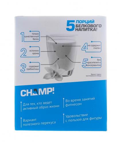 Коктейль &quot;Champ&quot; протеиновый ванильный, 5 шт*40 г (), фото-6